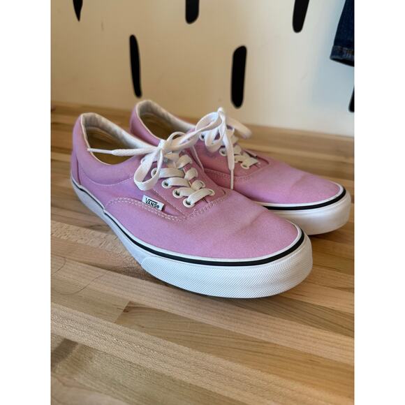 Vans Low-Top Sneakers Lilac Canvas, Size‎ 10 Women’s - Picture 1 of 5